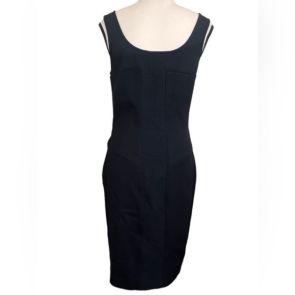 Diane Von Furstenberg Ulani Black Sheath Dress - Picture 12 of 16